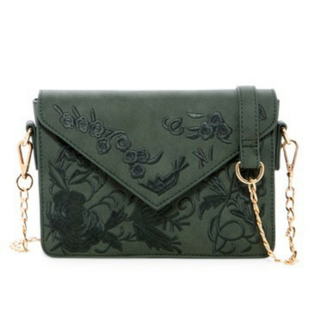 Urban Expressions Arabella dark green Clutch